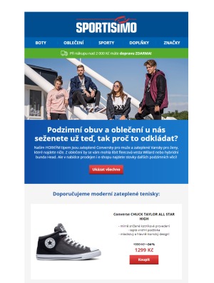 akční leták Sportisimo 27.8.2021-31.8.2021