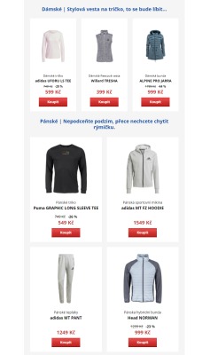akční leták Sportisimo 27.8.2021-31.8.2021