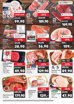 akční leták Kaufland 1.9.2021-7.9.2021