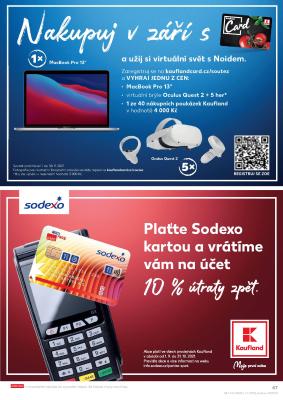 akční leták Kaufland 1.9.2021-7.9.2021