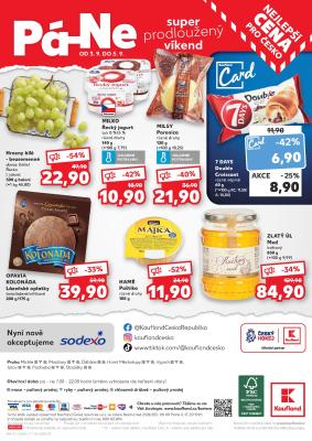 akční leták Kaufland 1.9.2021-7.9.2021