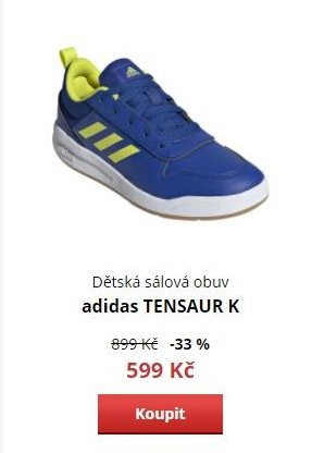 Dětská sálová obuv adidas TENSAUR K