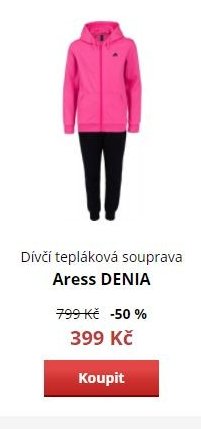 Dívčí tepláková souprava Aress DENIA