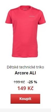 Dětské technické triko Arcore ALI