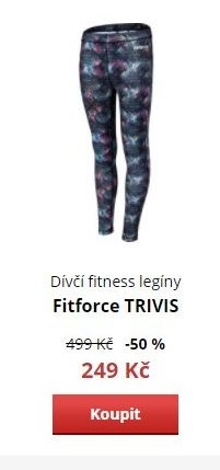 Dívčí fitness legíny Fitforce TRIVIS