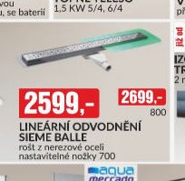 LINEÁRNÍ ODVODNĚNÍ SIEME BALLE