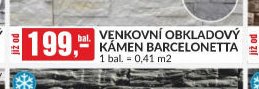 VENKOVNÍ OBKLADOVÝ KÁMEN BARCELONETTA