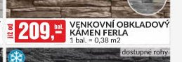 VENKOVNÍ OBKLADOVÝ KÁMEN FERLA
