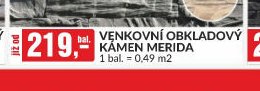 VENKOVNÍ OBKLADOVÝ KÁMEN MERIDA