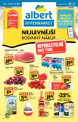 akční leták Albert 1.9.2021-7.9.2021