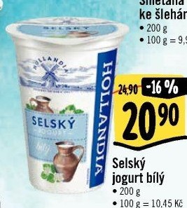 Bílý jogurt selský Hollandia