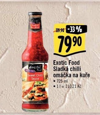 Chilli omáčka sladká Exotic food