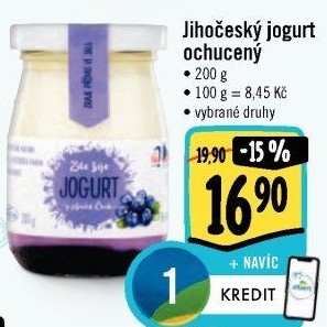 Jogurt ochucený jihočeský Agro-La