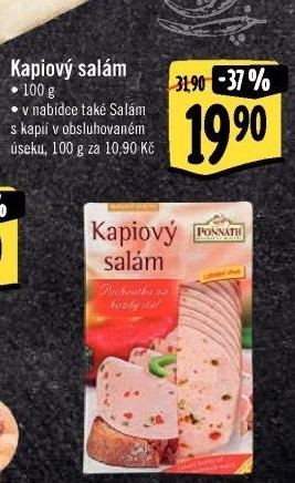 Kapiový salám Ponnath