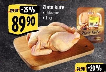 Kuře Zlaté Vodňanské kuře