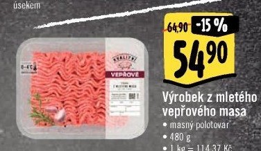 Maso mleté vepřové Albert