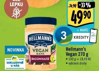 Omáčky Vegan Hellmann'