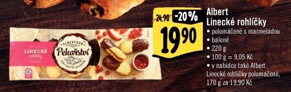Rohlíčky linecké Albert