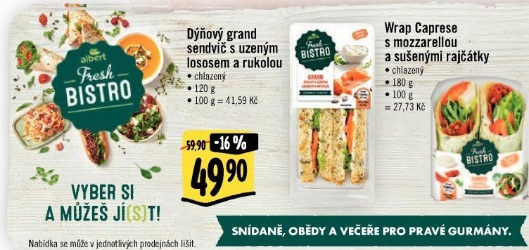 Sendvič Albert Fresh Bistro