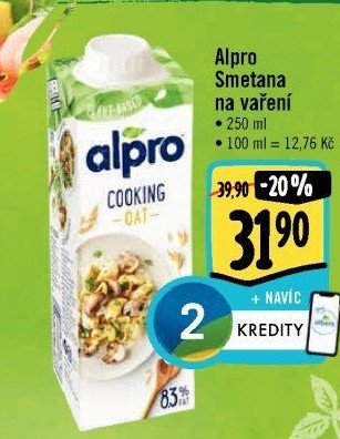 Smetana sójová Alpro Soya