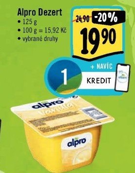 Sójový dezert Alpro Soya