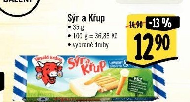 Sýr a křup Veselá kráva