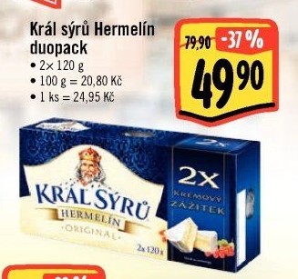 Sýr Hermelín Král sýrů