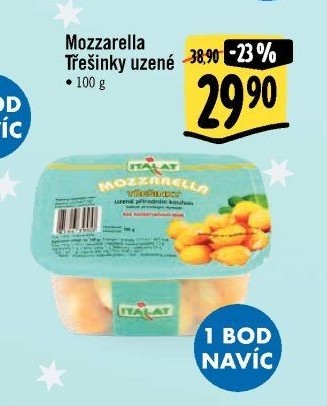 Sýr Mozzarella třešinky uzené Italat
