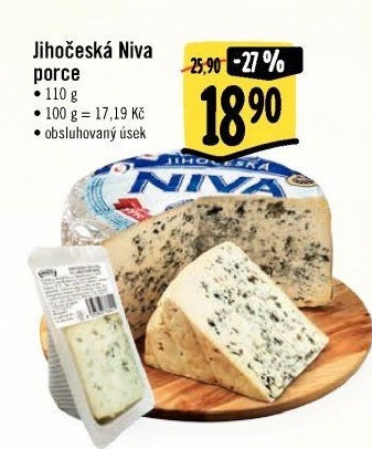 Sýr Niva Jihočeská 50% Madeta