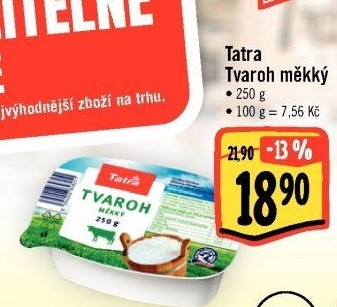 Tvaroh měkký Tatra