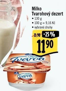 Tvaroh ochucený Milko