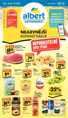 akční leták Albert 1.9.2021-7.9.2021
