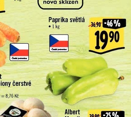 Paprika světlá