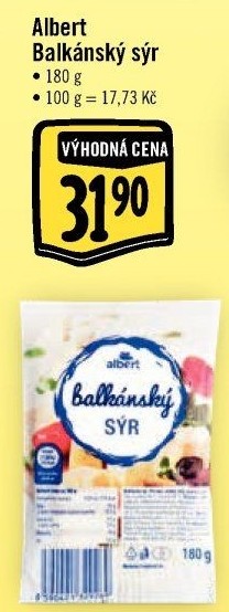 Balkánský sýr Albert