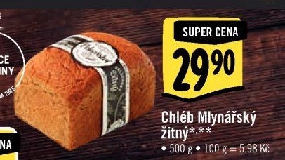 Chléb Mlynářský žitný Albert