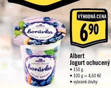 Jogurt ochucený Albert