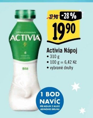 Jogurtový nápoj Activia Danone