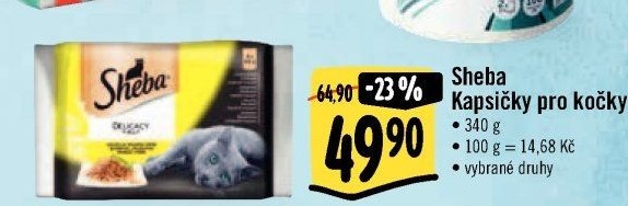 Kapsičky pro kočky Sheba