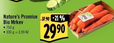 Mrkev bio Nature'