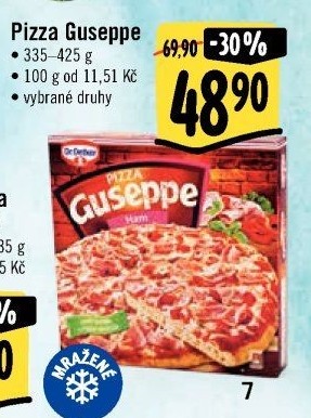 Pizza mražená Guseppe Dr. Oetker