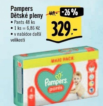 Pleny dětské Pampers Pants