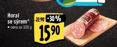 Salám Horal se sýrem Krásno