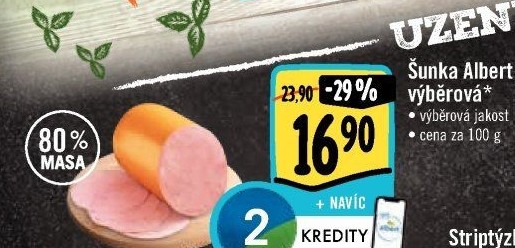 Šunka výběrová Albert