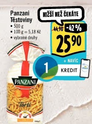 Těstoviny Panzani
