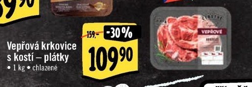 Vepřová krkovice s kostí Albert