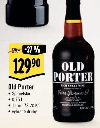 Víno Old Porter