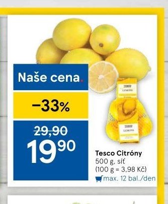 Tesco Citróny