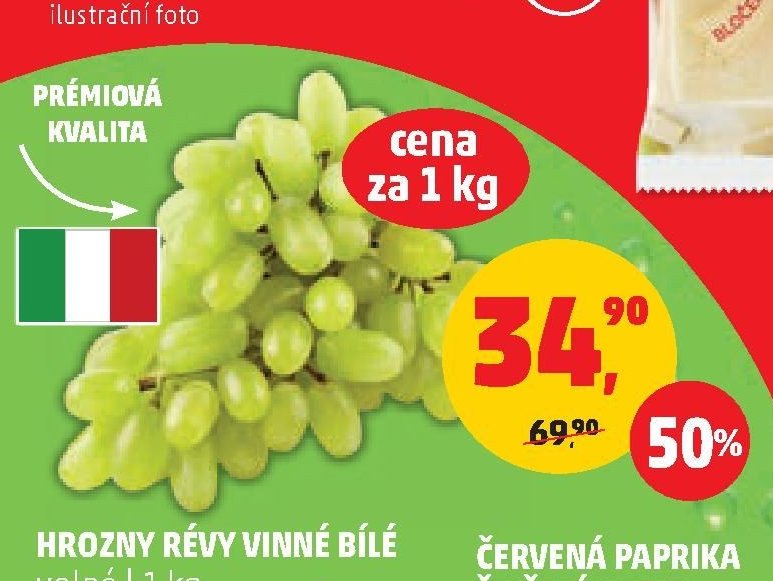 Hrozny révy vinné bílé