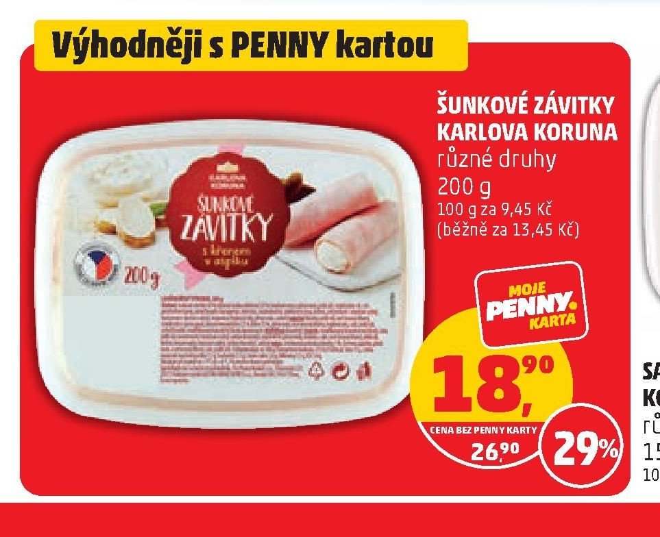 ŠUNKOVÉ ZÁVITKY KARLOVA KORUNA