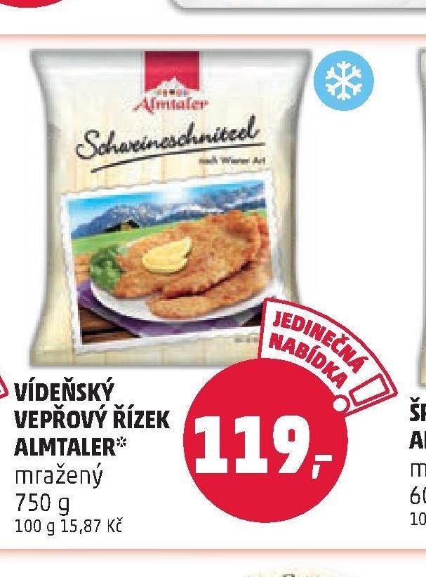 VÍDEŇSKÝ VEPŘOVÝ ŘÍZEK ALMTALER